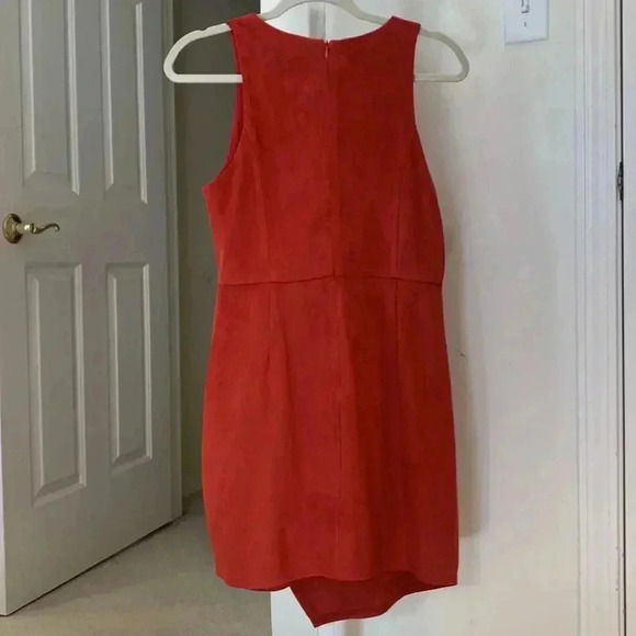 Dress in burnt orange suede - Picture 4 of 4